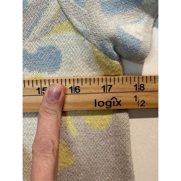 House of Sunny Hibiscus Aaron Knit Long Length Short Sleeve Top Women's 8US - Picture 7 of 16